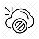 Error Cloud Disconnect Icon