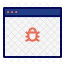 Error Virus Web Icon