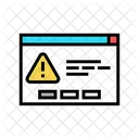 Computadora Tarea Error Icono