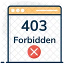 Error 403  Icon