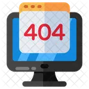 Error 404 Page Error Blocked Website Icon