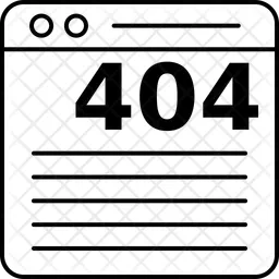 Error 404  Icon