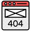 Error 404 404 Website Missing Webpage Icon