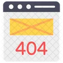 Error 404 404 Website Missing Webpage Icon