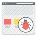 Error Insecto Virus Icono