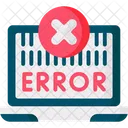 Error Hacking Spam Alert Icon