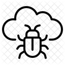 Error de computación en la nube  Icono