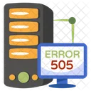 Error 505 Page Error Blocked Website Icon