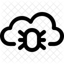 Error de computación en la nube  Icono