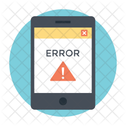 Error Code Icon Download In Flat Style