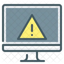 Error de computadora  Icono