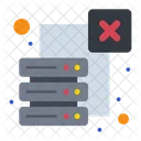 Error De Almacenamiento Datos Perdida Icono