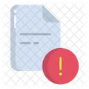Error de archivo  Icono