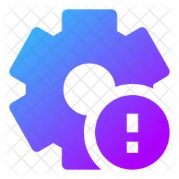 Error de configuración  Icono