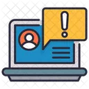 Error de contacto  Icono