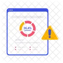 Error de datos web  Icono