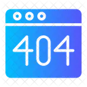 Error de página web  Icono
