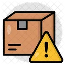 Error De Paquete Paquete Danado Error De Entrega Icono