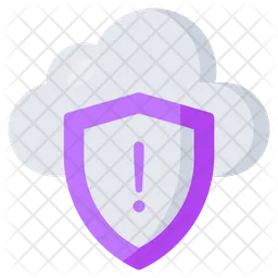 Error de seguridad en la nube  Icono