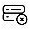Eliminar Servidor Base De Datos Servidor Icono