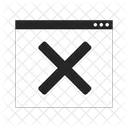 Error Mensaje Navegador Icono