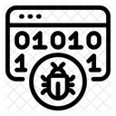 Virus De Codificacion Error De Software Rastreador De Sitios Web Icono