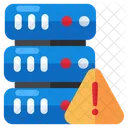 Error Del Servidor Servidor De Datos Base De Datos Icono