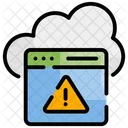 Base De Datos Error Servidor Icono