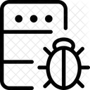 Error Del Servidor Virus Del Servidor Virus De La Base De Datos Icono