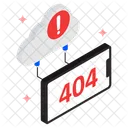 Error 404 Internet Icono