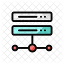 Servers Hosting Network Icon