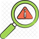 Error Searching Magnifier Error Scanning Icon