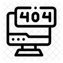Error Computer Not Found Icon