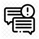 Error Message Notification Icon