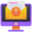 Cyber Web Error Information Icon