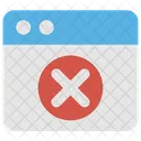 Error Web Error De Internet Usuario Bloqueado Icono