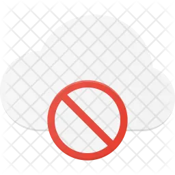Error in cloud  Icon