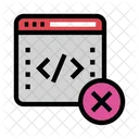Coding Webpage Scripting Icon
