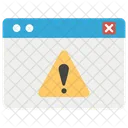 Error Alert Glitch Icon