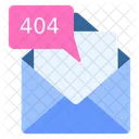Mail Error 404 Icon