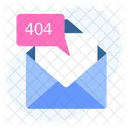 Mail Error 404 Icon