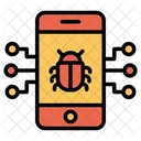 Virus Movil Virus Malware Movil Icono