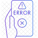 Error Movil Error De Telefono Alerta Movil Icono
