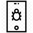 Android Telefono Inteligente Virus Icono
