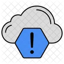 Error De Nube Alerta De Nube Advertencia De Nube Icono