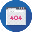 Error 404 Web Icon