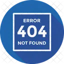 Error 404 Internet Icono