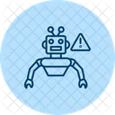 Robot Error Pentagrama Icono