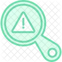 Error Search Magnifier Icon