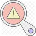 Error Search Magnifier Icon